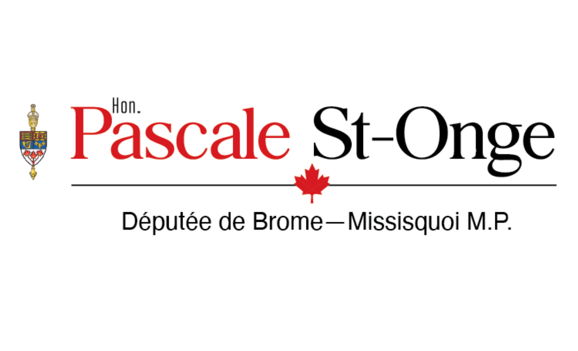 Logo Pascale St-Onge 2024