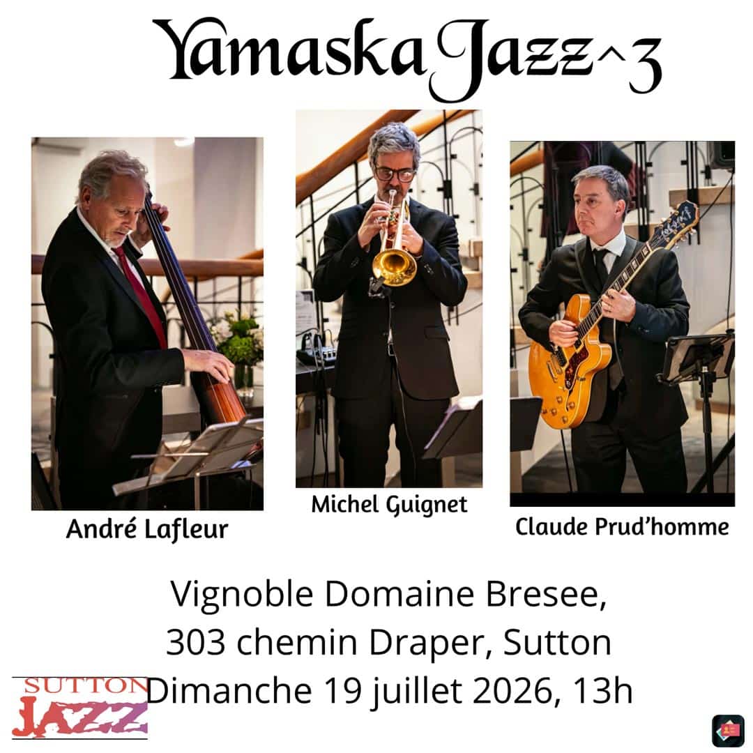 <span style="font-size:12px">VIGNOBLE DOMAINE BRESEE</span><br>Yamaska Jazz